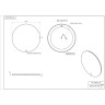 Зеркало CERSANIT ECLIPSE FUSION 80x80 с подсветкой круглое 64811